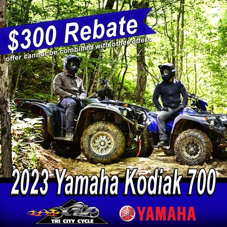 2023 Yamaha Kodiak 700 Rebate
