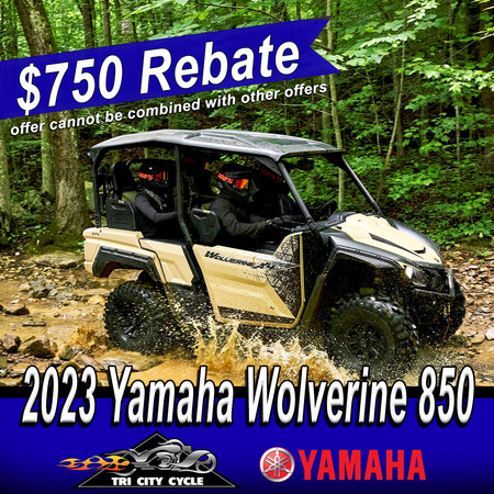 2023 Yamaha Wolverine 850 Rebate